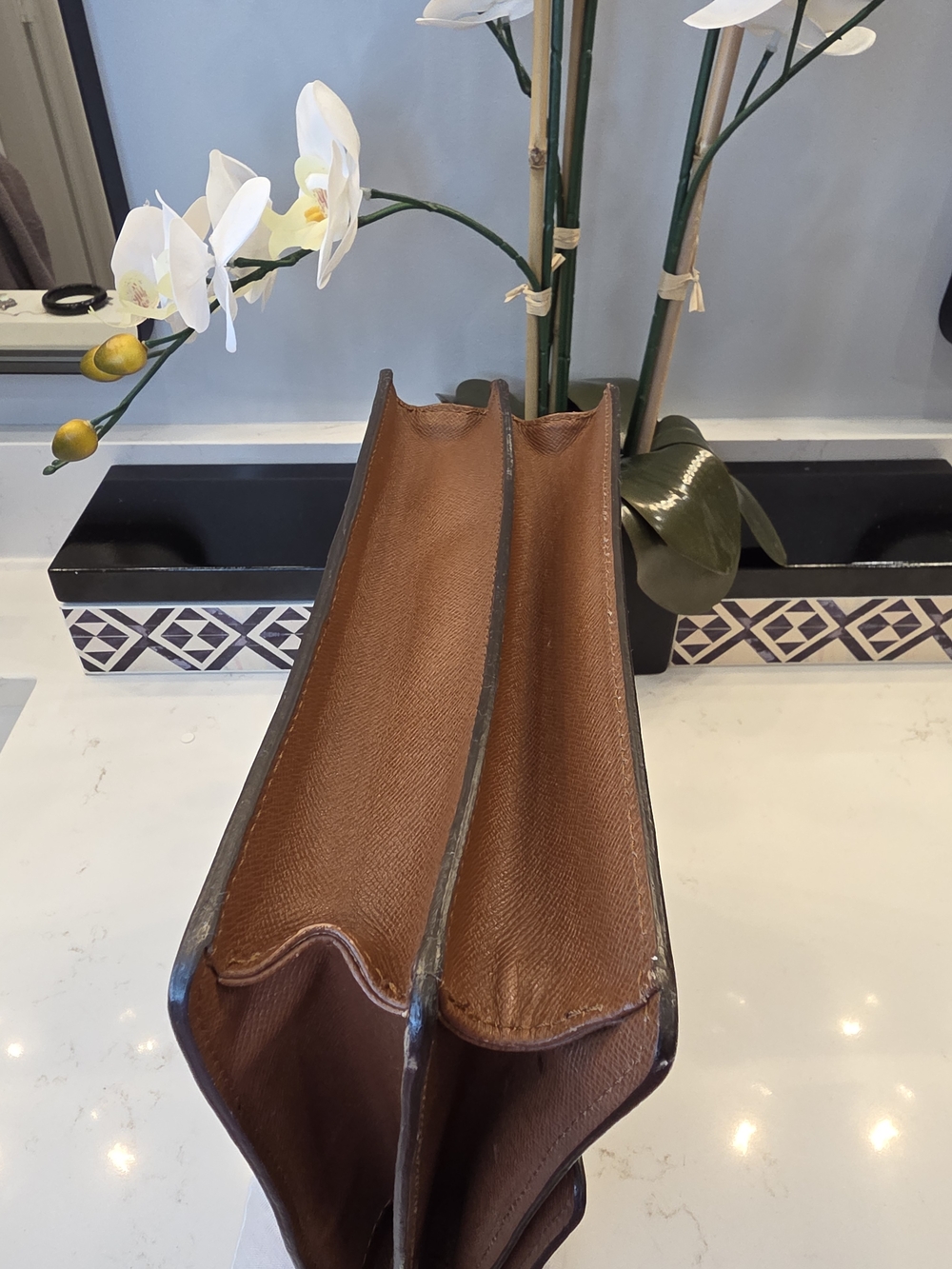 Louis Vuitton Monogram Canvas Crossbody Bag in Brown - Picture 7 of 15